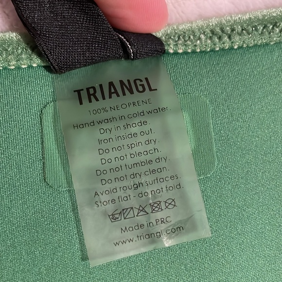 Triangl Green Shimmer Bikini Bottom - Picture 6 of 8